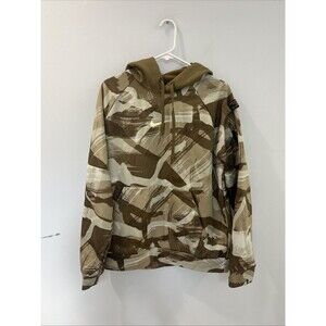 Nike Therma-FIT Camo Hoodie Men Large Brushstroke Cascade Pullover Center Swoosh